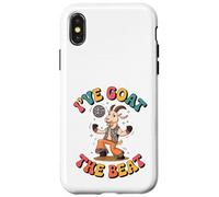 I've Goat The Beat Distressed Retro 70s Disco Ball Dancing Case for iPhone X/XS