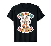 I've Goat The Beat Distressed Retro 70s Disco Ball Dancing T-Shirt