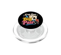 I've Got a Big Pair Funny Poker Playing Cards Aces Humor PopSockets PopGrip for MagSafe
