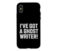 I've Got A Ghost Writer! Funny Musician Song Writer Case for iPhone X/XS