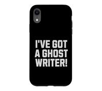 I've Got A Ghost Writer! Funny Musician Song Writer Case for iPhone XR