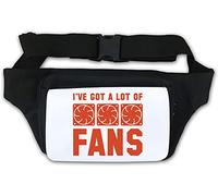 I've Got A Lot of Fans Computer Fans Geek Art Waist Bag Fanny Pack White
