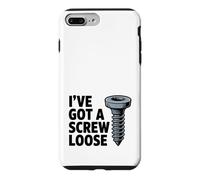 I've Got A Screw Loose Funny Sarcastic Sassy Joke Snarky Pun Case for iPhone 7 Plus/8 Plus