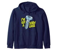 I've Got A Screw Loose Zip Hoodie