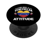 I've Got A Venezuelan Attitude Funny Venezuela PopSockets Adhesive PopGrip