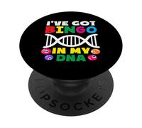 I've Got Bingo In My DNA Bingo Player Fun PopSockets Adhesive PopGrip