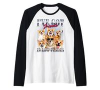 I've got Friends in Low Places Corgi 90s Style Dog Owner Raglan Baseball Tee