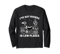 I've got Friends in Low Places Dachshund Wiener Sausage Dog Long Sleeve T-Shirt