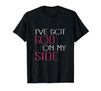 I've Got God On My Side Value Graphic T-Shirt, Men, Black, L