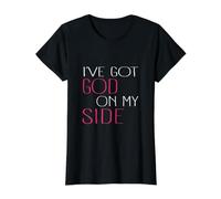 I've Got God On My Side Value Graphic T-Shirt, Women, Black, M