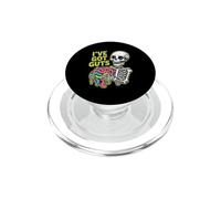Ive Got Guts Funny Skeleton Spooky Season Halloween PopSockets PopGrip for MagSafe
