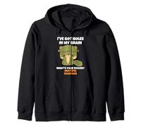 i've Got Holes in My Brain Zip Hoodie
