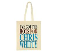I've got Hots for the Chris whitty Cotton Shopping Bag Birthday Gift Shoulder Bag Tote Bag (Natural)