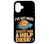 I've Got More Assists Than A Help Desk Basketball Players Case for iPhone 16