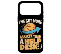 I've Got More Assists Than A Help Desk Basketball Players Case for iPhone 17 Pro Max