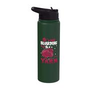I've got Needles and I Know - Crocheter Crochet Knitting Stainless Steel Insulated Water Bottle
