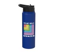 I've Got Skills They're Multiplying | Math Wiz Kid Stainless Steel Insulated Water Bottle