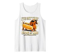 I've Got that Dog in Me Funny Dachshund Hot Dog Wiener Dog Tank Top