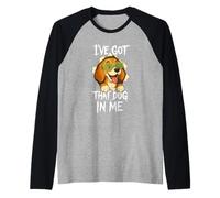 I've Got That Dog in Me Funny Meme Beagle Raglan Baseball Tee