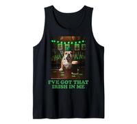 I've Got that Irish in Me Smoking Bulldog St Patricks Day Tank Top