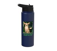 I've got that Irish in Me Smoking Chihuahua St Patricks Day Stainless Steel Insulated Water Bottle