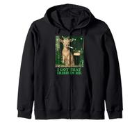 I've got that Irish in Me Smoking Goat Meme St Patricks Day Zip Hoodie