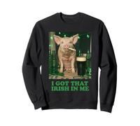I've got that Irish in Me Smoking Pig Meme St Patricks Day Sweatshirt
