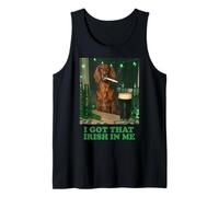 I've got that Irish in Me Smoking Red Setter St Patricks Day Tank Top