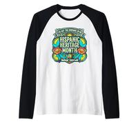 I've Got The Hispanic in Me Mexican Denver Colorado Raglan Baseball Tee