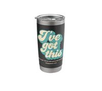 I've Got This Through Christ Philippians 4:13 Christian Stainless Steel Insulated Tumbler