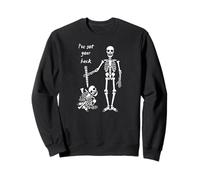 I've Got Your Back Friendship Sarcastic Skeleton Pun Humor Sweatshirt