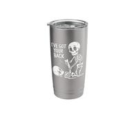 I've Got Your Back Funny Friendship Sarcastic Skeletons Stainless Steel Insulated Tumbler