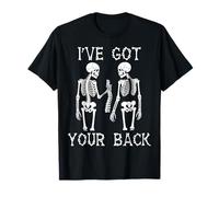i've got your back skeleton halloween Skull Men and Women T-Shirt