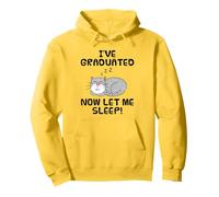 I've Graduated Now Let Me Sleep, Graduation Cat Funny Pullover Hoodie