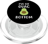 I've Hit Guac Bottom T-Shirt Funny Avocado Shirt Vegan PopSockets PopGrip for MagSafe