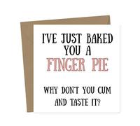 I've just baked you a finger pie, why don't cum and taste it
