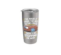 I've Made It from The Bed to The Couch Stainless Steel Insulated Tumbler