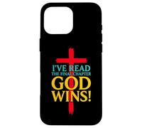 I've Read the Final Chapter God Wins Christian Cross Faith Case for iPhone 16 Pro Max