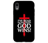 I've Read the Final Chapter God Wins Christian Cross Faith Case for iPhone XR