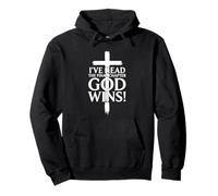 I've Read the Final Chapter God Wins Christian Cross Faith Pullover Hoodie