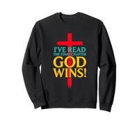 I've Read the Final Chapter God Wins Christian Cross Faith Sweatshirt