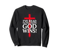 I've Read the Final Chapter God Wins Christian Cross Faith Sweatshirt