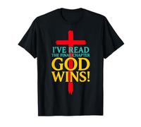 I've Read The Final Chapter God Wins Christian Cross Faith T-Shirt