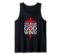 I've Read The Final Chapter God Wins Christian Cross Faith Tank Top
