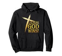 I've Read the Final Chapter God Wins Christian Faith Cross Pullover Hoodie
