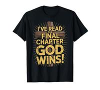I've Read The Final Chapter God Wins Christian Faith Cross T-Shirt