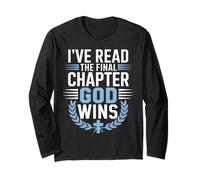 I've Read The Final Chapter God Wins Christian Religion Long Sleeve T-Shirt