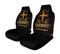 I've Read The Final Chapter God Wins Cute Car Seat Covers 2PCS