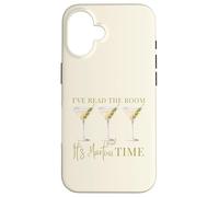 I've Read The Room and It's Martini Time Drinking Vintage Case for iPhone 16