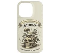 Ive Survived Too Many Storms Skeleton Mushrooms Roses Case for iPhone 14 Pro